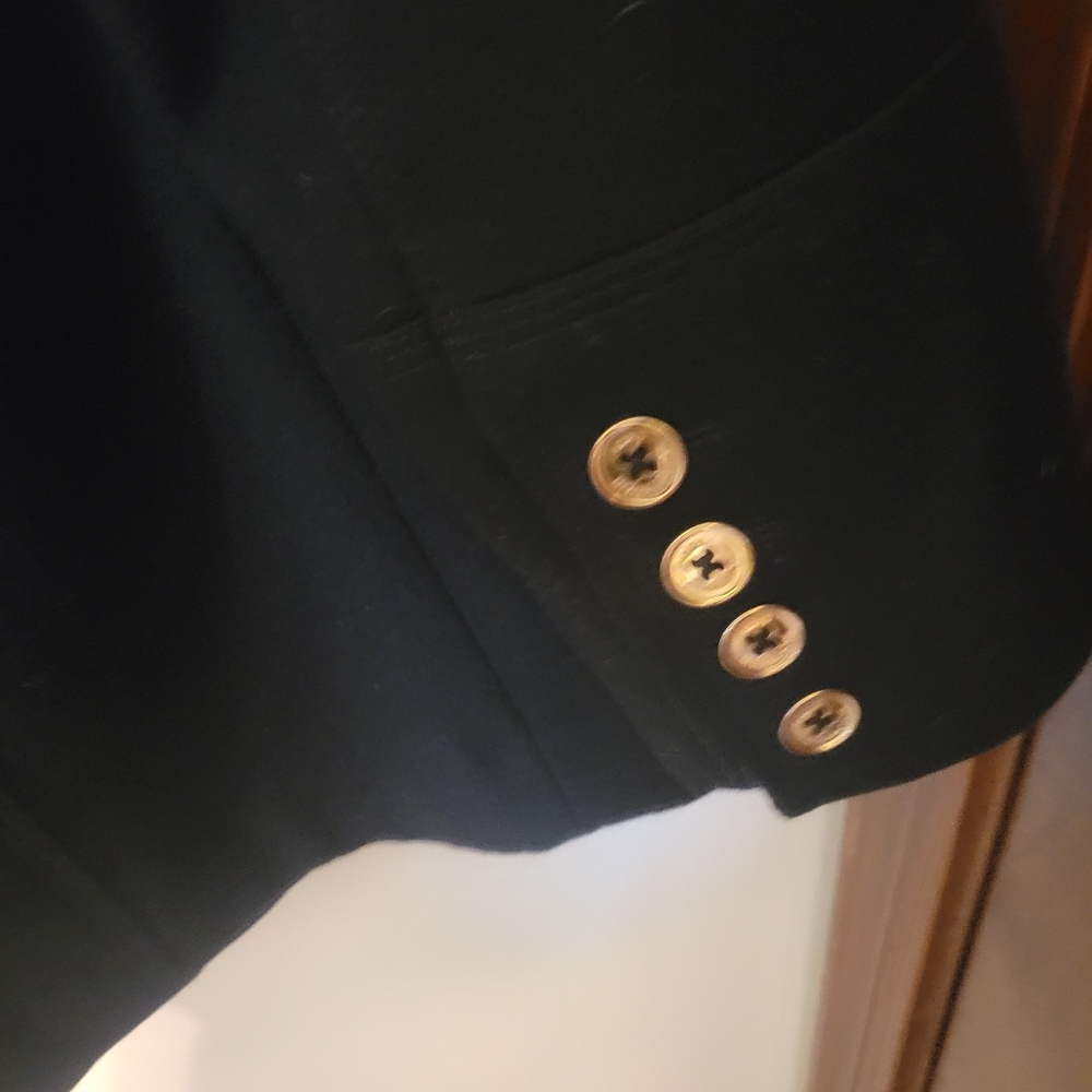MICHAEL Michael Kors Black Coat w/ gold buttons - 14 - Picture 7 of 7